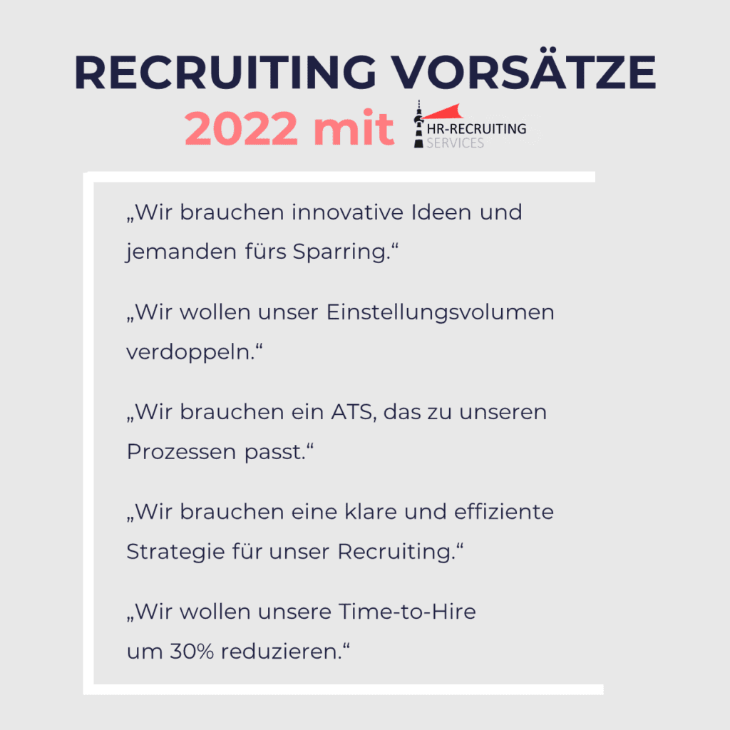 Recruiting-Vorsätze für 2022