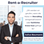 Recruiting-Rettung durch Rent-a-Recruiter