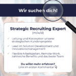 Job News | Wir suchen strategische Recruiting-ExpertInnen